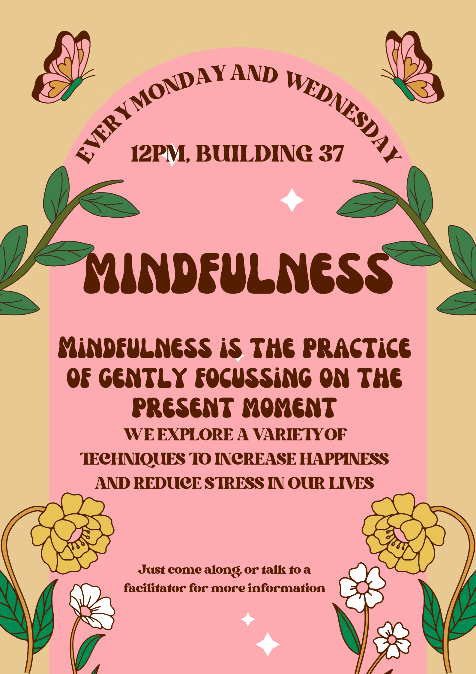 Mindfulness - Every Monday and Wednesday